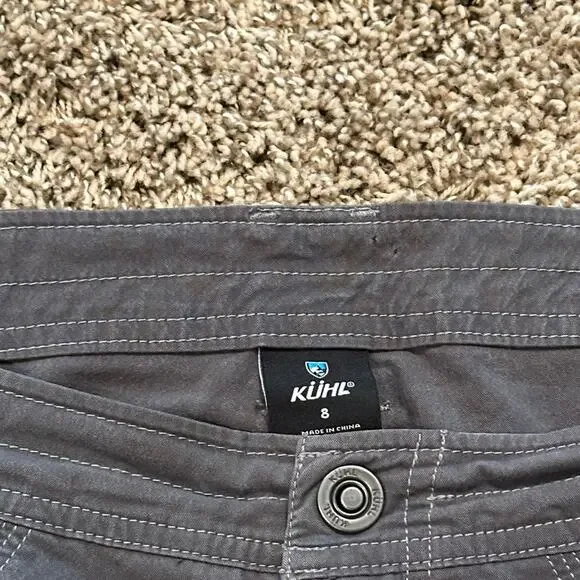 Kuhl Women’s Size 8 Gray Cargo Shorts - Picture 2 of 4